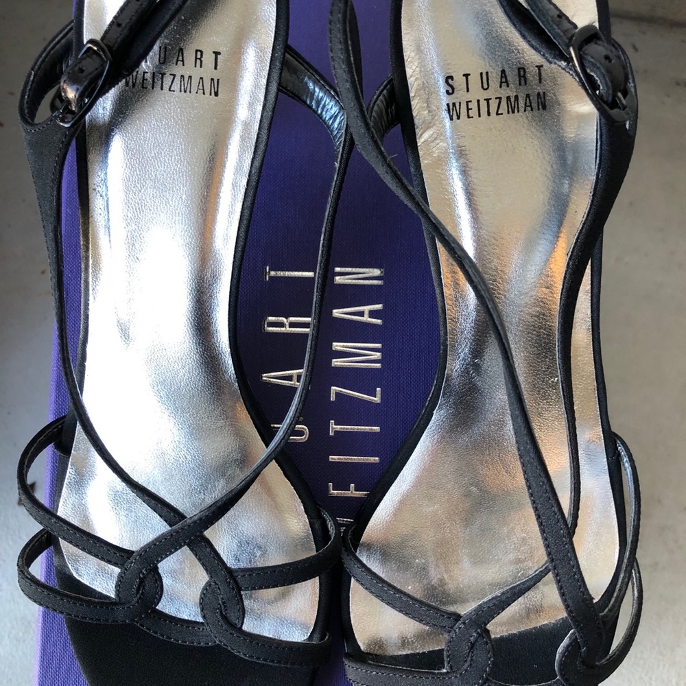 Stuart Weitzman Black strappy sandals